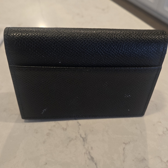 DIOR Black Saddle Bloom Card Holder - Picture 11 of 15